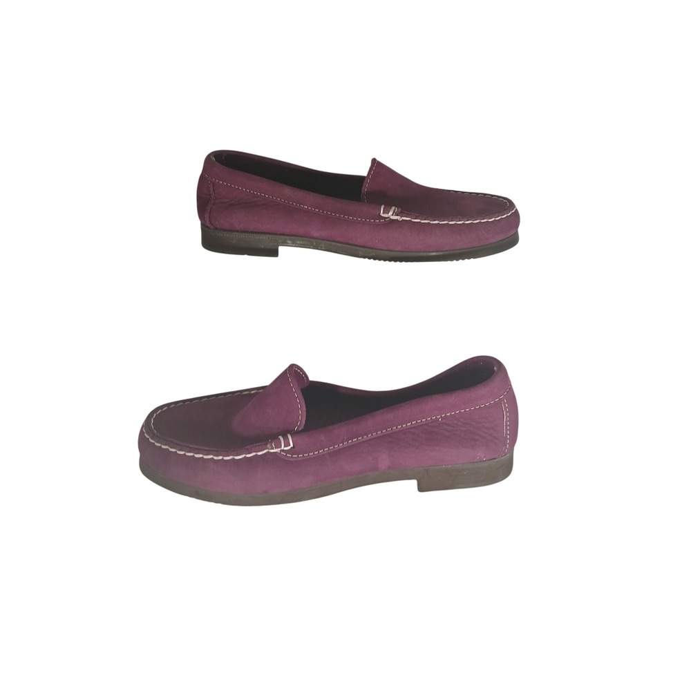 Dexter Womens Purple Suede Loafer‎ Shoes Size 7 M